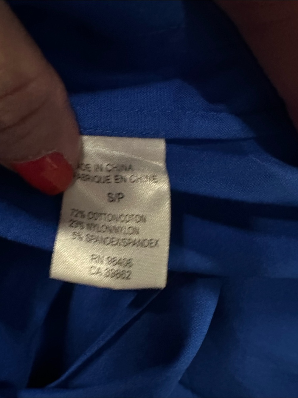Theory Alegria Blouse Small NWT Azul Blue Cap Sleeve 3-Button Collared Top - Picture 5 of 7